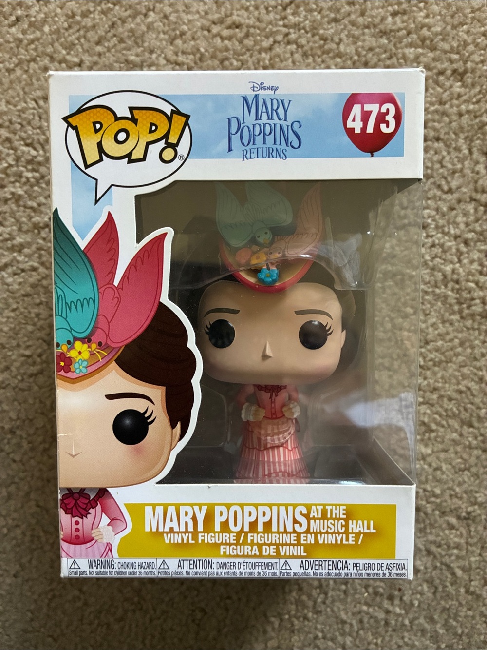 Funko Pop! Disney Mary Poppins Returns At The Music Hall Vinyl Figure 473
